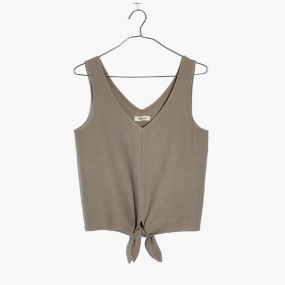 Madewell Front Tie Tank